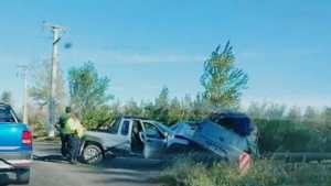 Dos heridos en un accidente de tránsito en Guerrico