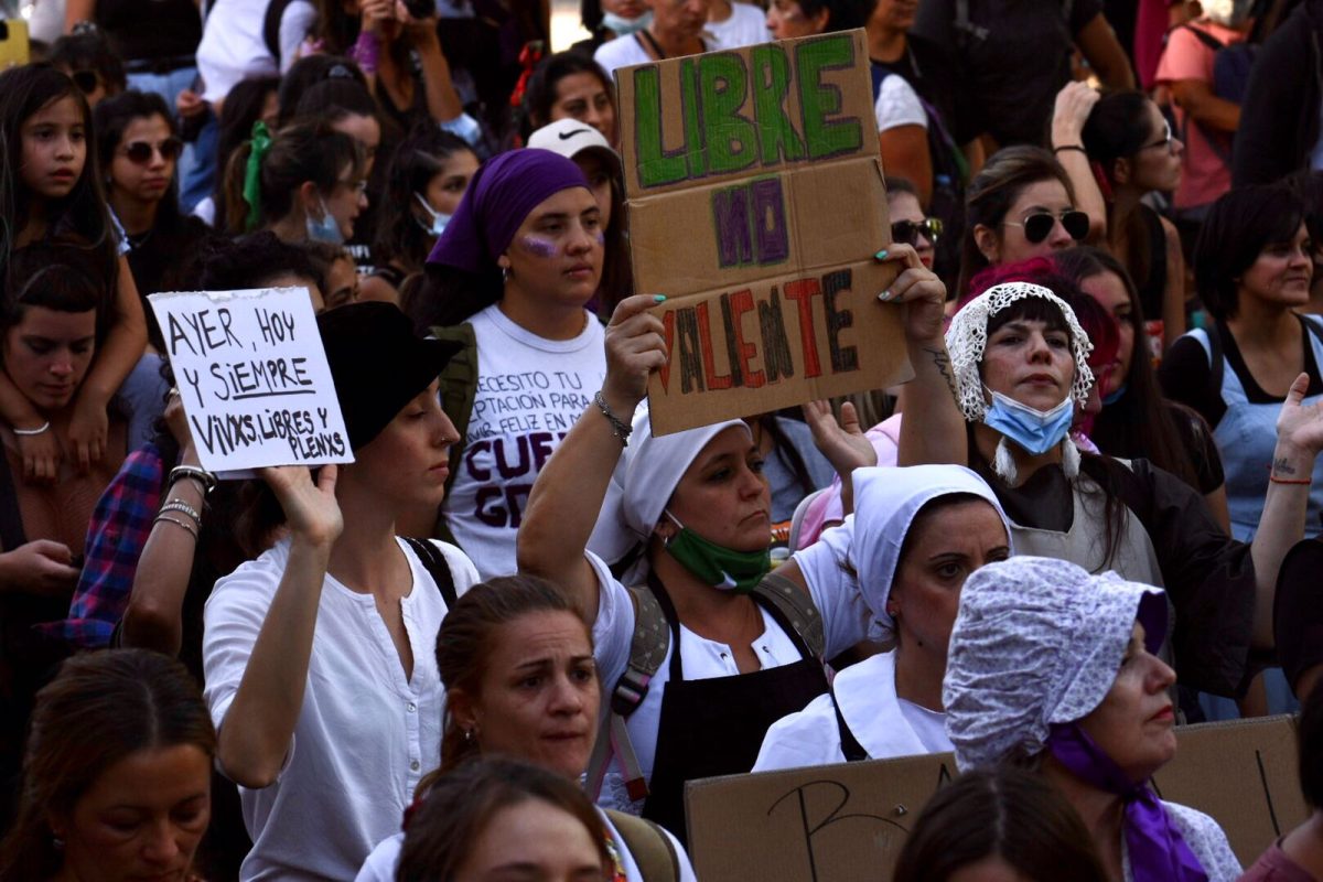 El reclamo en las calles de justicia y prevención por violencia de género. (Archivo/Matías Subat)
