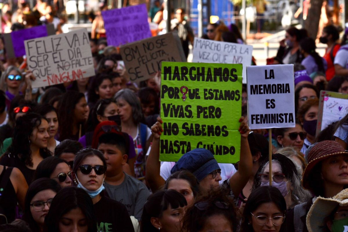 Las mujeres vuelven a las calles este 8M para reclamar un Plan de Emergencia contra la violencia. (Foto: Matías Subat).