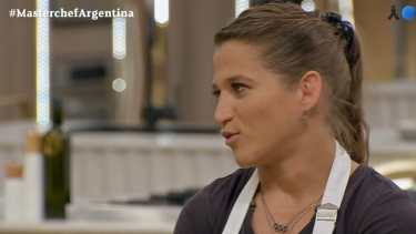 La judoca contó cómo entrena para MasterChef . Foto: Captura Telefé