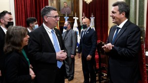 Massa recibió al vice primer ministro israelí, para conmemorar el 30° Aniversario del atentado a la Embajada de Israel 