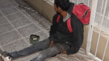 El hecho ocurrió hace unos minutos y el herido fue trasladado al hospital local. Foto gentileza