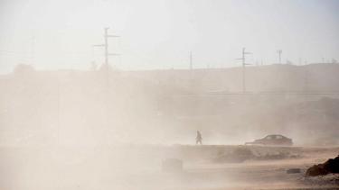 El alerta por vientos fuertes abarca a la  provincia de Río Negro. (Foto archivo Matías Subat)