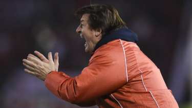 Berti renunció como entrenador de Barracas Central