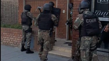 El allanamiento se realizó en una vivienda de la zona céntrica de Regina. (Foto gentileza)