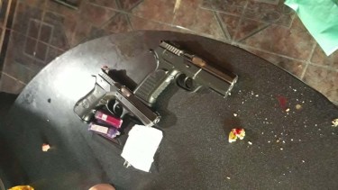 Las dos armas encontradas era aptas para el uso, según informó la policía. (foto: gentileza)