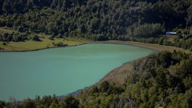 Así quedó la laguna que alguna vez fue transparente. (Foto: Patricio Rodríguez)