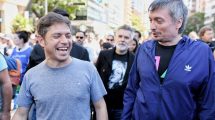 Imagen de Máximo Kirchner se presenta con Wado de Pedro y Kicillof, en medio de la interna con Alberto Fernández