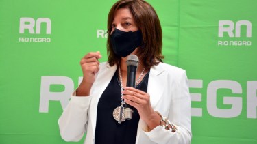 La mandataria hizo referencia a los docentes, que realizan su Congreso en Huergo. Foto: archivo.