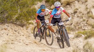 Domínguez festejó en El Reto de mountain bike