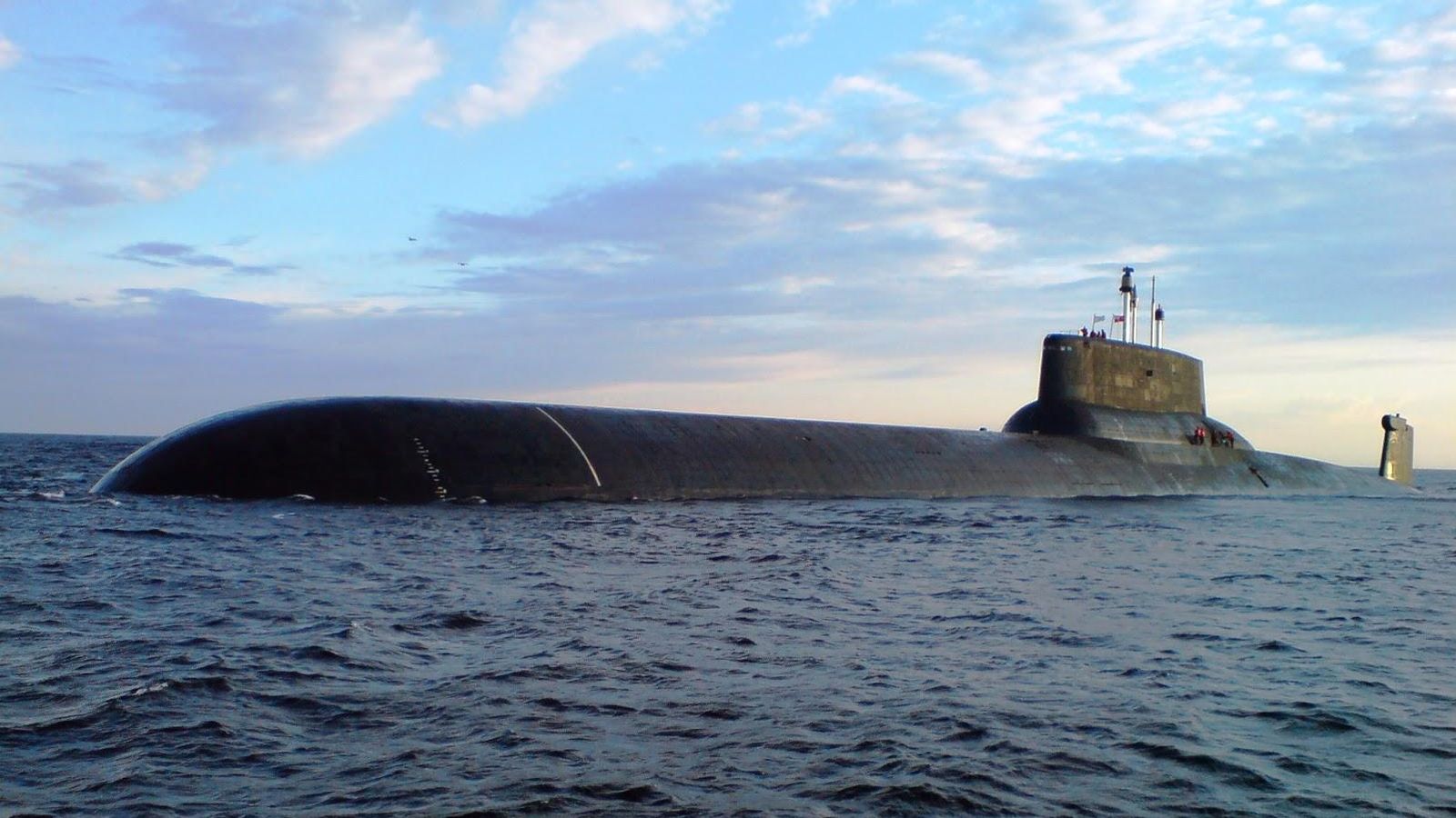 Unos de los submarinos de la flota nuclear rusa. 