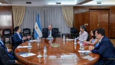 El encuentro se llevo a cabo este jueves en el Palacio de Hacienda. Foto: Gentileza.