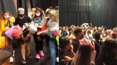 Las consumidoras publicaron las imágenes en redes sociales, totalmente frenéticas.-