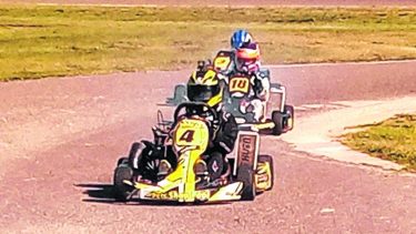 Moreno Coppa pisó firme en el Karting con Caja en El Anfiteatro