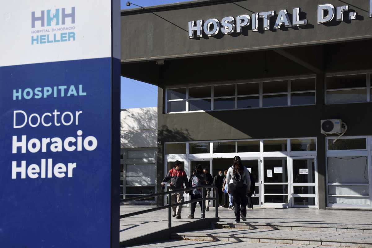 El hospital Heller de Neuquén. Foto: Matías Subat