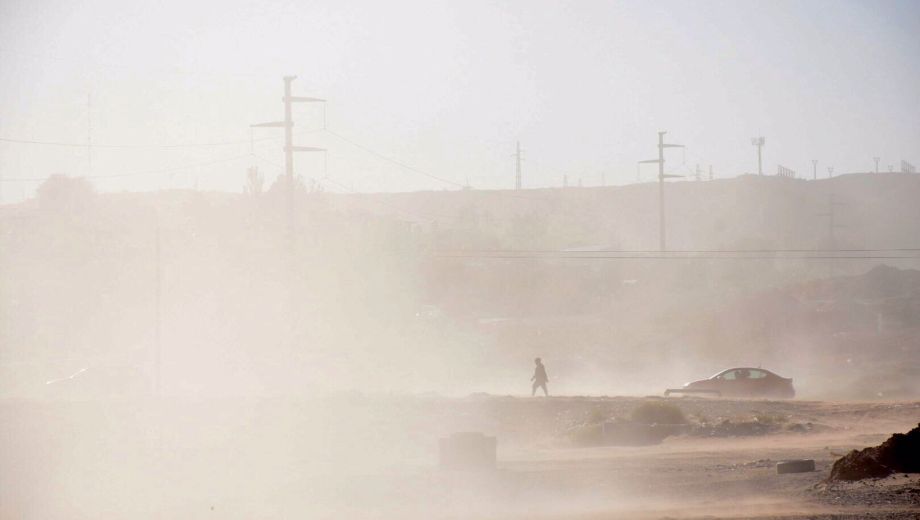 Viento zonda en Neuquén. Foto: Mati Subat.