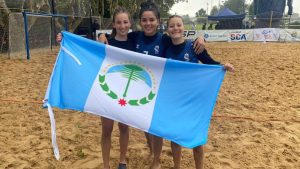 Con tres neuquinas, Argentina es campeona sudamericana de beach handbol y clasificó al Mundial