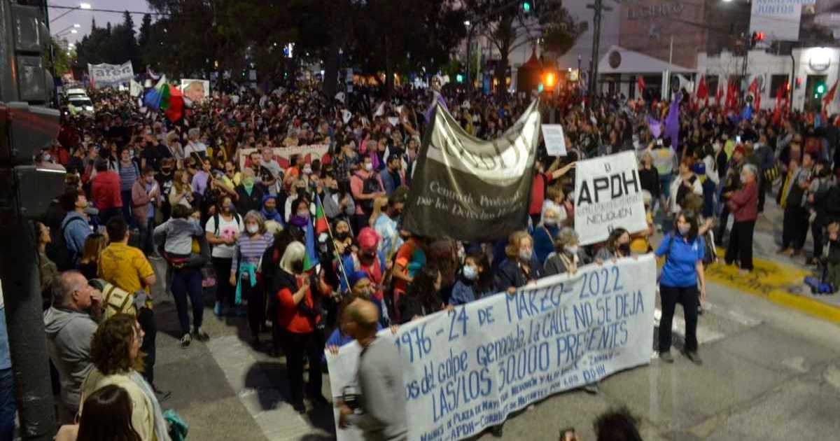 24 de marzo: marchas, actos y la agenda en Neuquén y Río Negro por el ...
