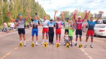 Imagen de Vecchi fue el más regular y ganó la prueba de ciclismo en Allen