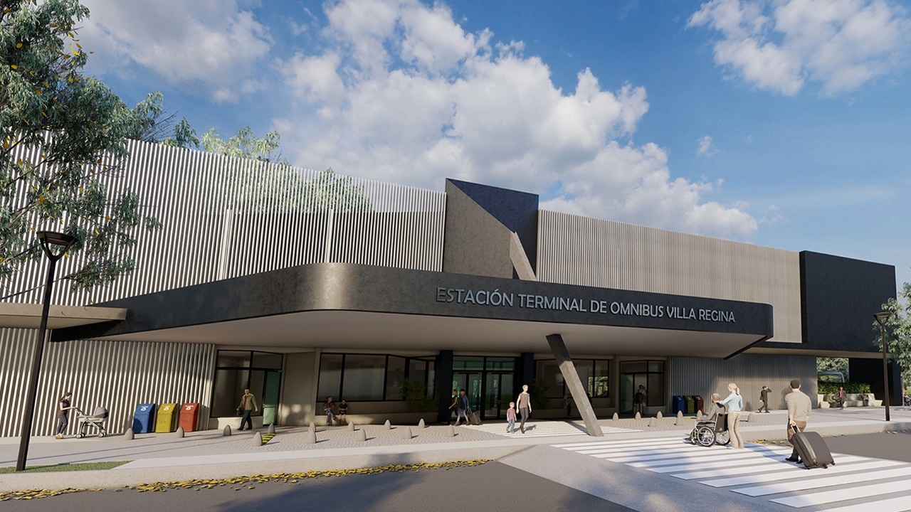 El proyecto prevé una renovación de la terminal de Villa Regina. 