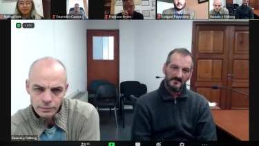 Diego Ravasio y Martín Feilberg, los dos imputados por la muerte de Elías Garay.