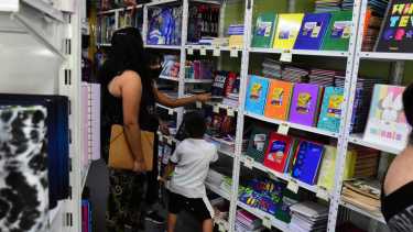 Costos de los útiles escolares para iniciar las clases. Foto: archivo.