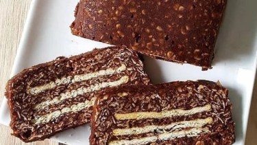 Turrón de avena y chocolate