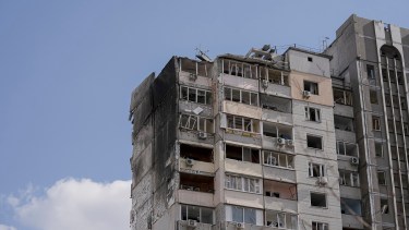Ucrania denunció hoy más bombardeos rusos contra blancos civiles. Foto AP. 