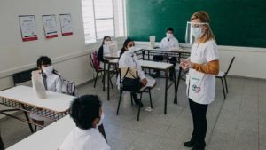 Cada provincia definirá si es obligatorio el uso del barbijo en las escuelas