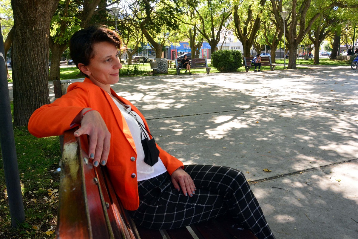 Irina llegó a la Argentina hace 27 años y desde 2016 está radicada en la capital provincial. Foto: Marcelo Ochoa