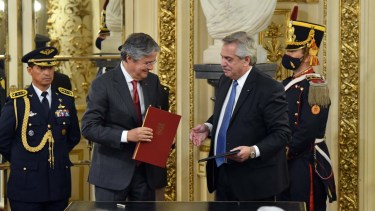 Fernández y un guiño a Maduro en su reunión con Lasso: «Es momento de ayudar a Venezuela» 