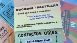 Los consejos para consumir drogas que dio el municipio de Morón y desataron la polémica