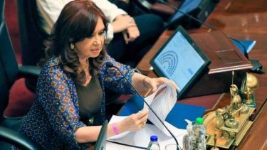 CFK aprovechó la última hora del domingo, para hacer la polémica publicación.-