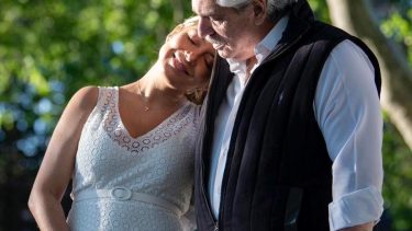 La última foto que publicó Fabiola Yañez donde se la ve embarazada fue el 2 de abril, cumpleaños de Alberto Fernández. (Redes sociales Fabiola Yañez).-