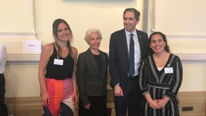 Catalina, la cipoleña que fue destacada por el gobierno de Irlanda