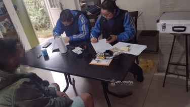 El hombre fue demorado en su vivienda. Foto: Prensa de la Policía