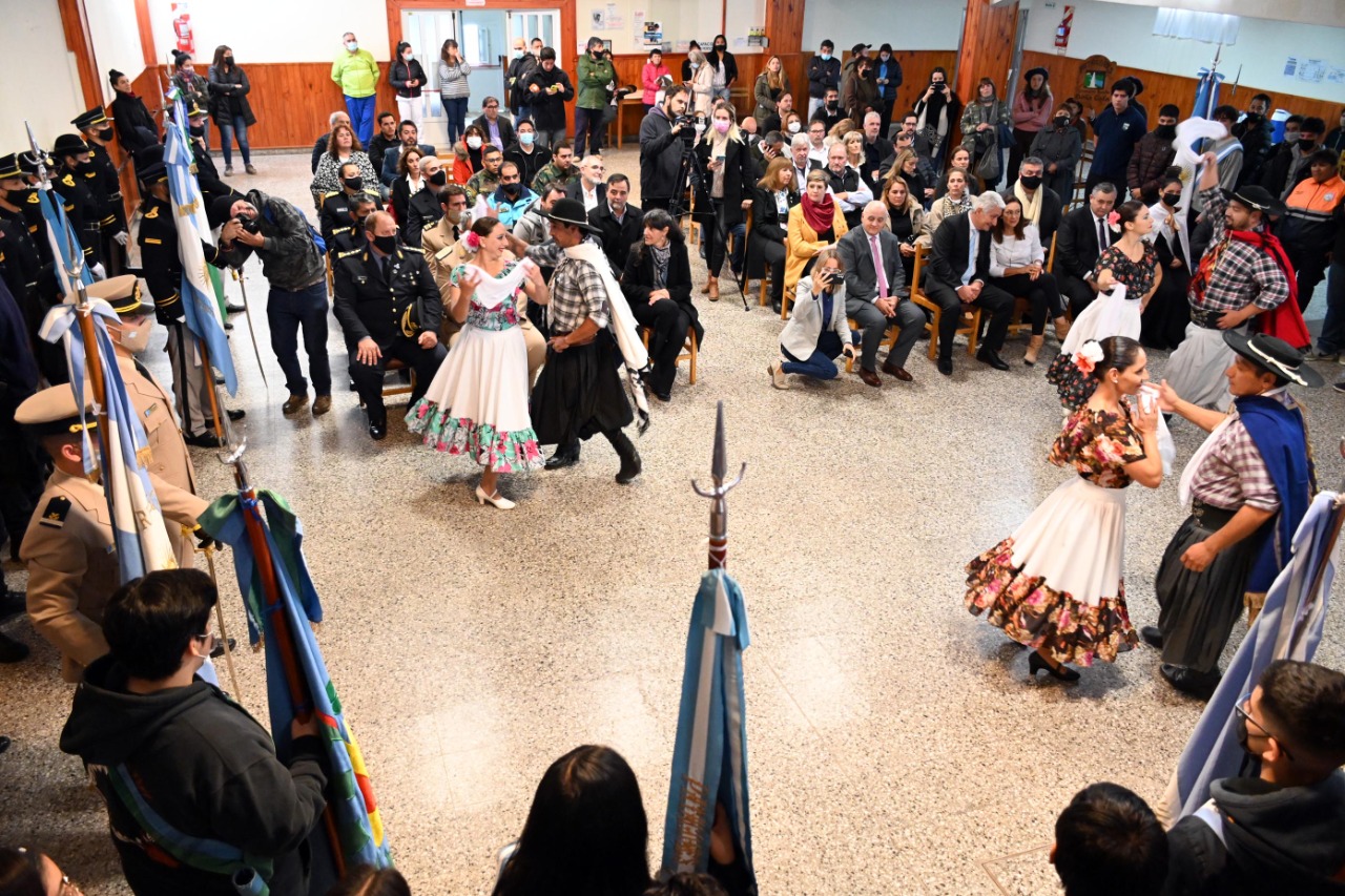 El acto se desarrolló en el salón del Centro de Jubilados. Foto: Marcelo Ochoa.