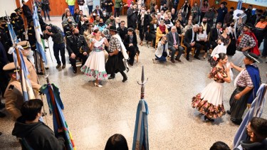 El acto se desarrolló en el salón del Centro de Jubilados. Foto: Marcelo Ochoa.