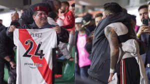 El emocionante gesto de Enzo Pérez con un veterano de Malvinas
