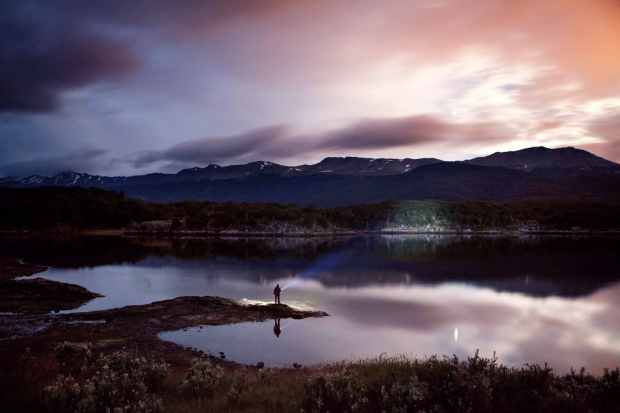 Ushuaia. "La Patagonia, es un óleo de nubes, colores y seres. Un lugar de contrastes todos bellos. Desde los desiertos con un poco de vegetación hasta el mar, los bosques, montañas y llanos. Salinas y volcanes". Foto: Rodrigo Terrén. 