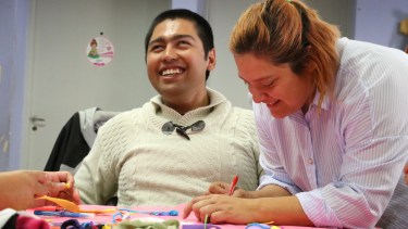 "Aprender a mirarnos" trabaja articuladamente con Adanil para empoderar a las personas con discapacidad. Foto gentileza