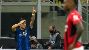 Con un doblete de Lautaro Martínez, Inter derrotó a Milan y está en la final de la Copa Italia
