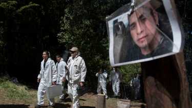 La inspección en el predio donde ocurrió el homicidio de Rafael Nahuel se hizo 12 días después del hecho, en diciembre de 2017. Foto: archivo (Marcelo Martínez)