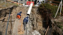 Imagen de Después de varios meses, reparan el cráter del Centro Cívico de Bariloche