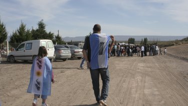 Esta es una de las fotos que se pueden ver en el Twitter de Mario Flores, que se dedica a difundir sobre la cuestión Malvinas. (@mfloresmonje).-