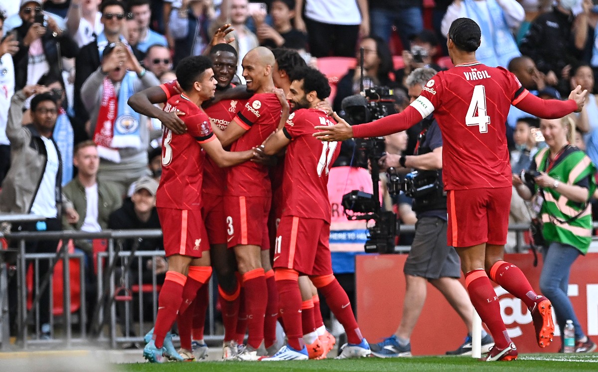 Liverpool festejó en la semifinal jugada en Wembley. 
