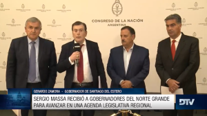 Massa recibió a gobernadores del Norte Grande para avanzar en una agenda legislativa regional