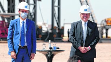 El jefe de Estado había estado en el yacimiento por primera vez en octubre del 2020. Foto: archivo.