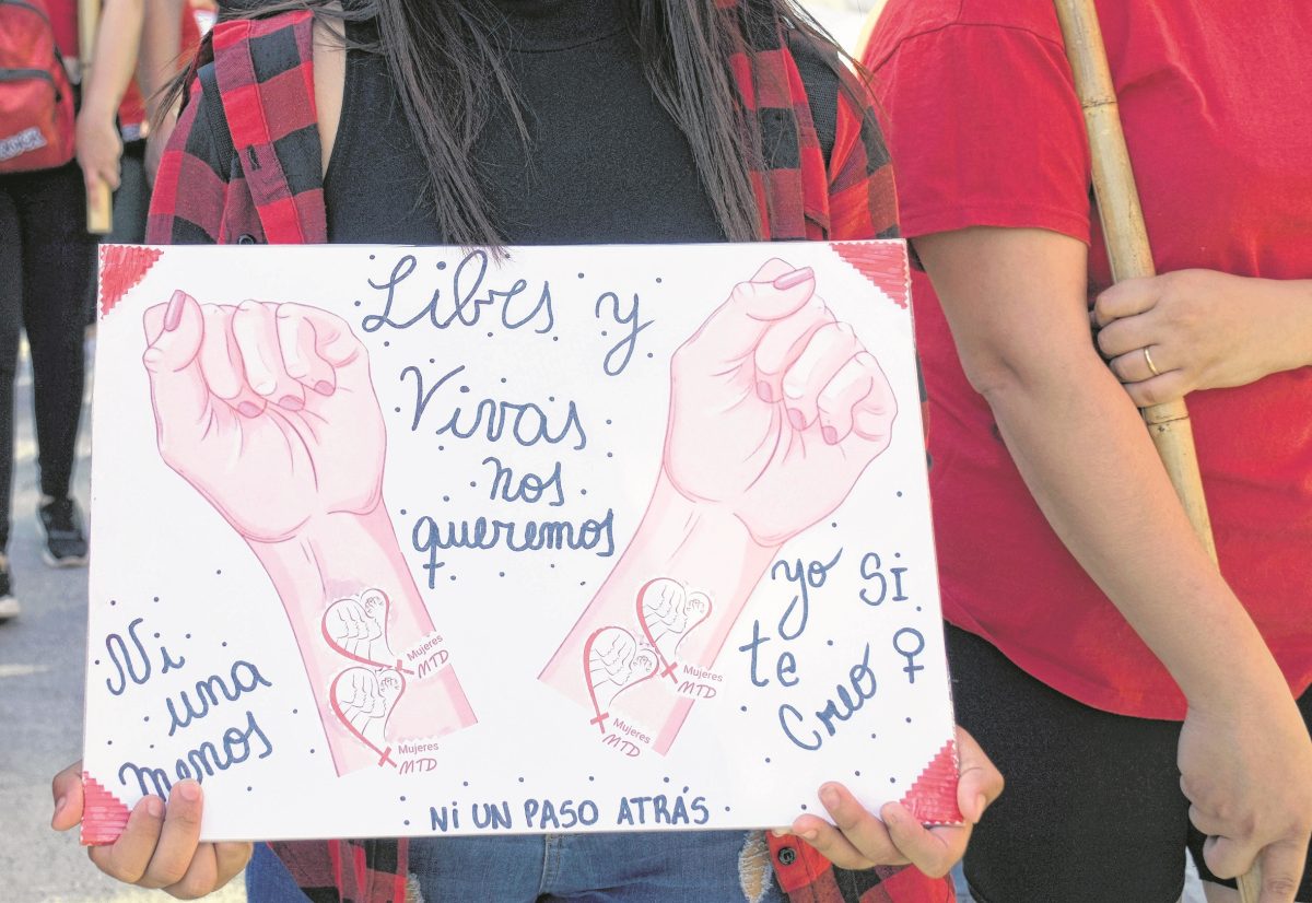 Los casos de violencia de género en Neuquén se pueden denunciar llamando al 144 de manera gratuita. (Archivo Florencia Salto).-