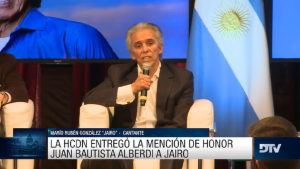 Diputados: entregaron la «Mención de Honor Dr. Juan Bautista Alberdi» a Jairo